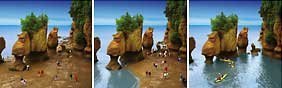 Les rochers Hopewell Rocks