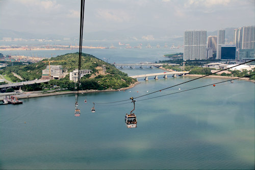 Le téléphérique de Ngong Ping 360