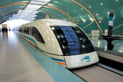 Le train à haute vitesse MAGLEV