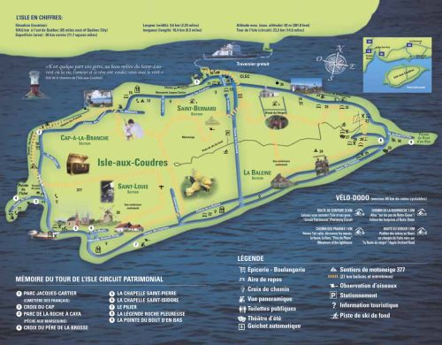 Map Isle-aux-Coudres 1400x1091