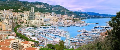 Vue panoramique de Monte-Carlo - Monaco