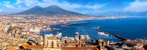 Vue panoramique de Naples - Italie